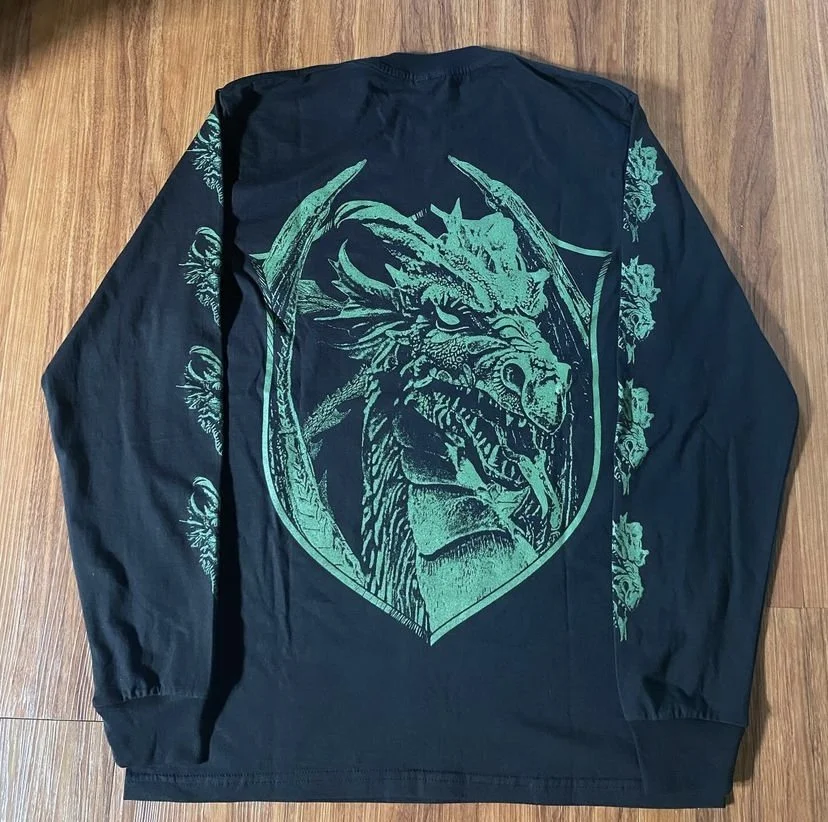 Dragon Longsleeve Shirt - Glory or Death Records :: Art by The Pit